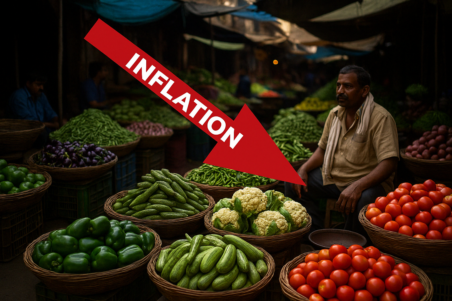 India's Inflation Hits Five-Year Low: CPI at 3.34% in March 2025