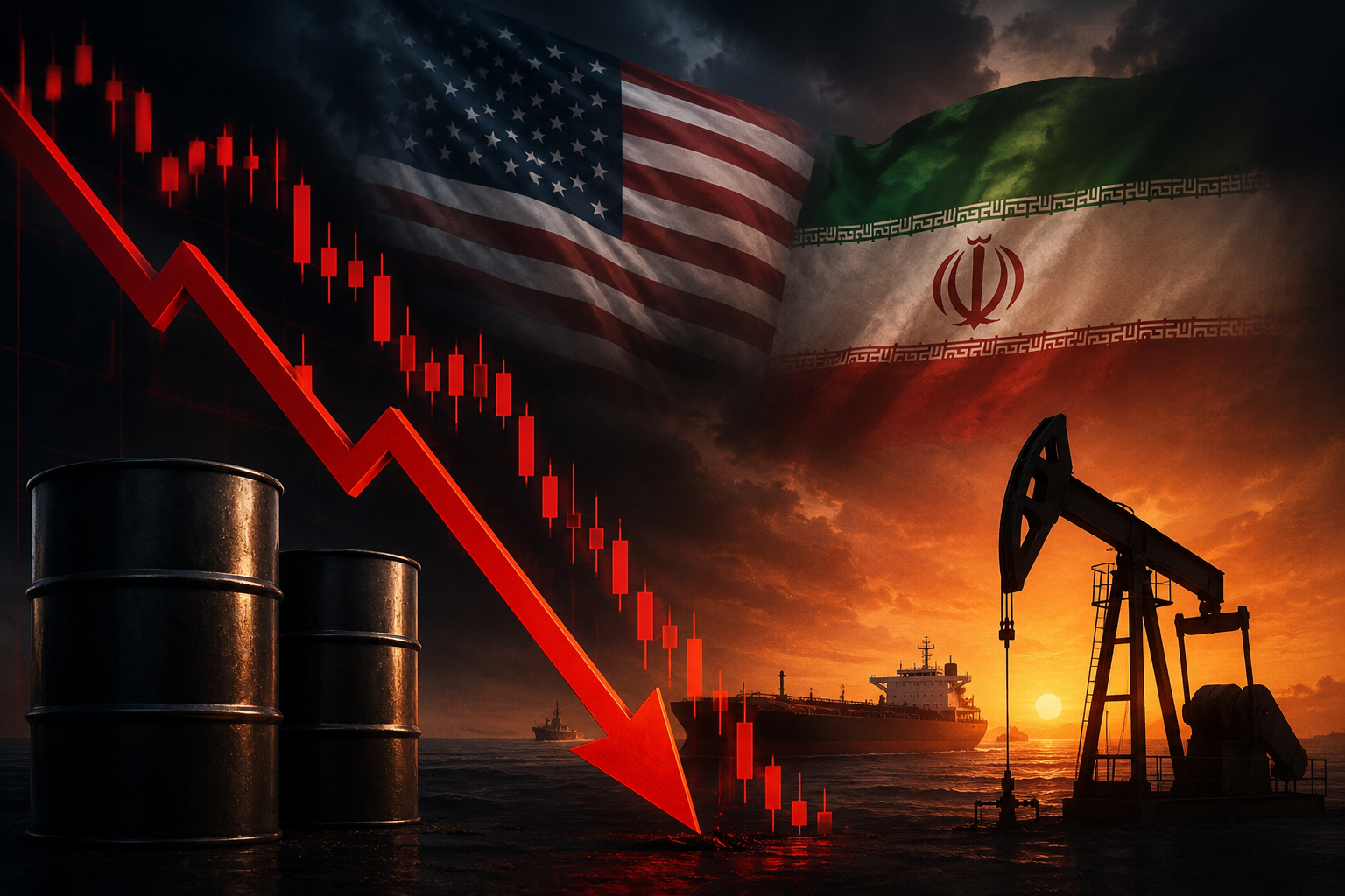 $920 Million Crude Oil Short Before Iran Deal Report Sparks Insider Trading Debate Oil Prices Crash 12%