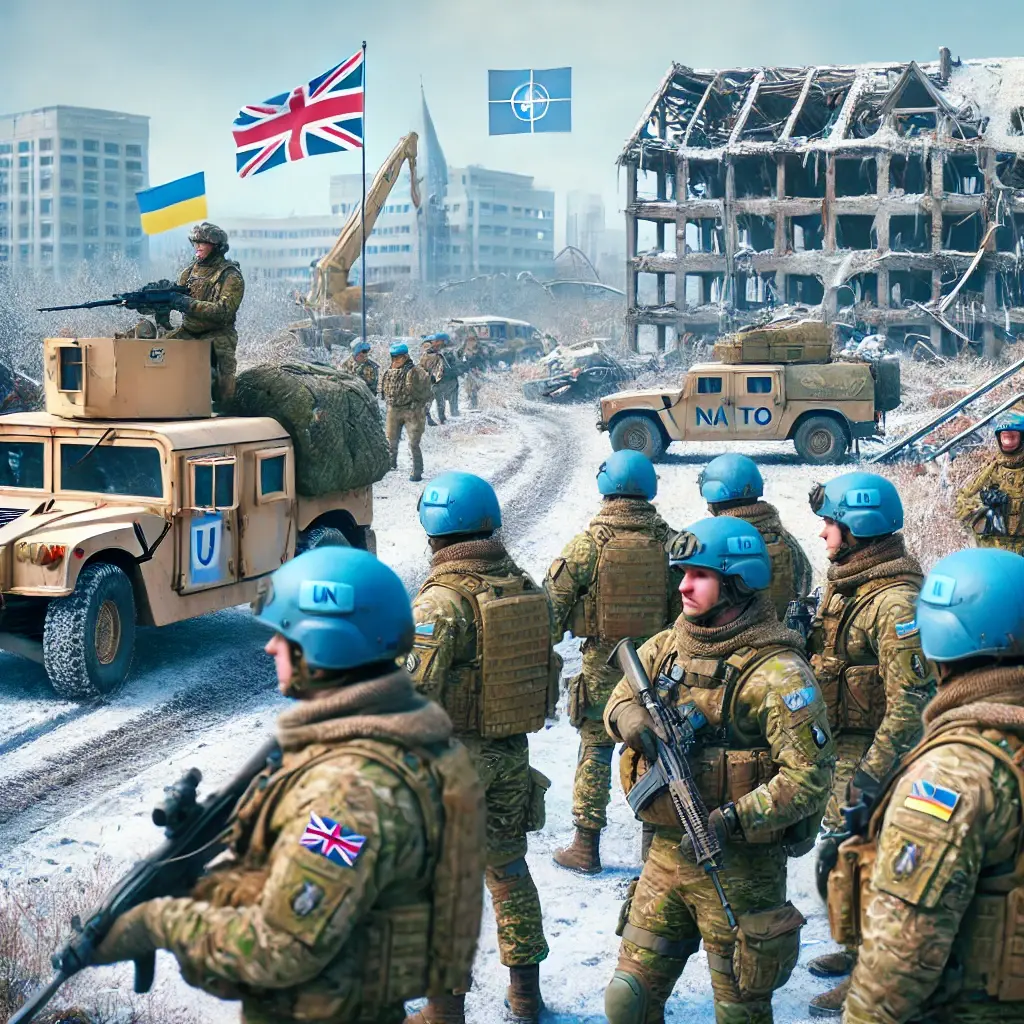 UK Pushes for 10,000-Strong Western Peacekeeping Force in Ukraine Amid Growing Tensions