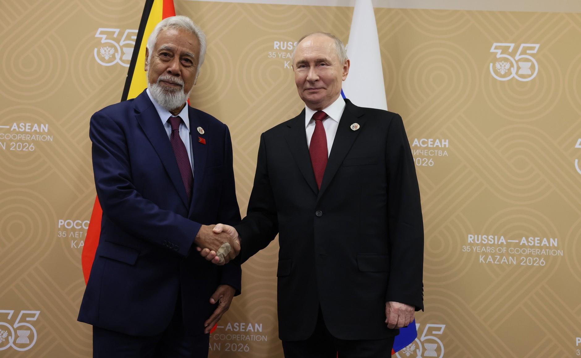 Putin and Timor-Leste PM Xanana Gusmão Discuss Investment, ASEAN Cooperation and Diplomatic Ties