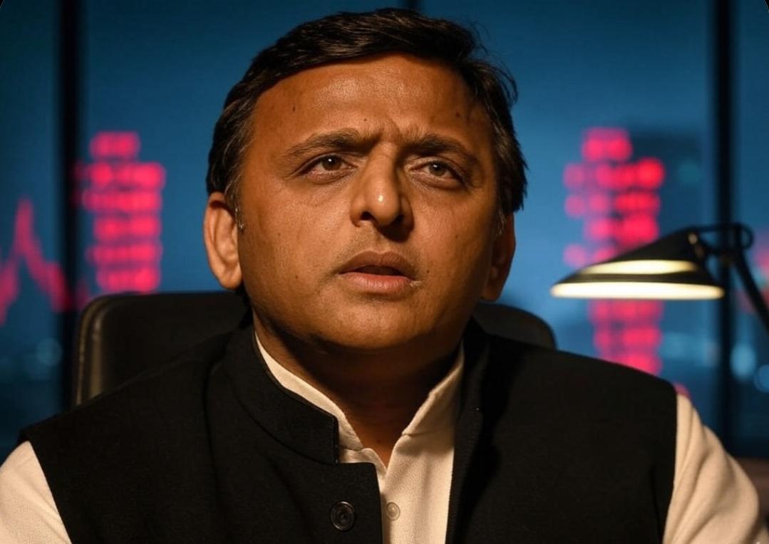 "Stock Market Crash: Akhilesh Yadav Slams BJP, Calls It 'Economic Fraud'!"