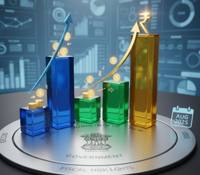Government of India’s Monthly Accounts Review up to August 2025: Receipts, Expenditure, and Fiscal Highlights